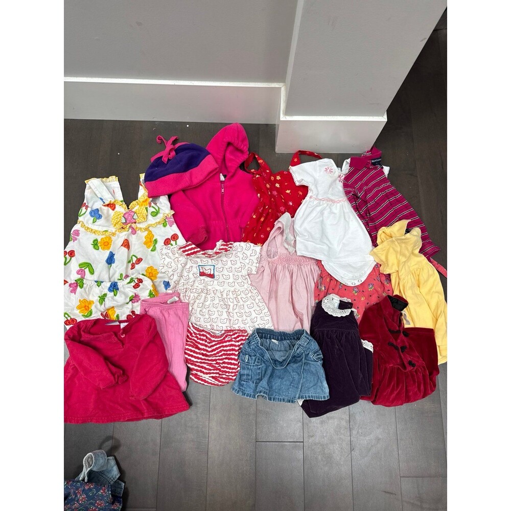1990s Vintage Girls Clothing Bundle - Dresses, Tops, Pants, Jacket
